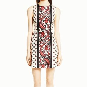 Red Valentino A-Line Paisley Dress